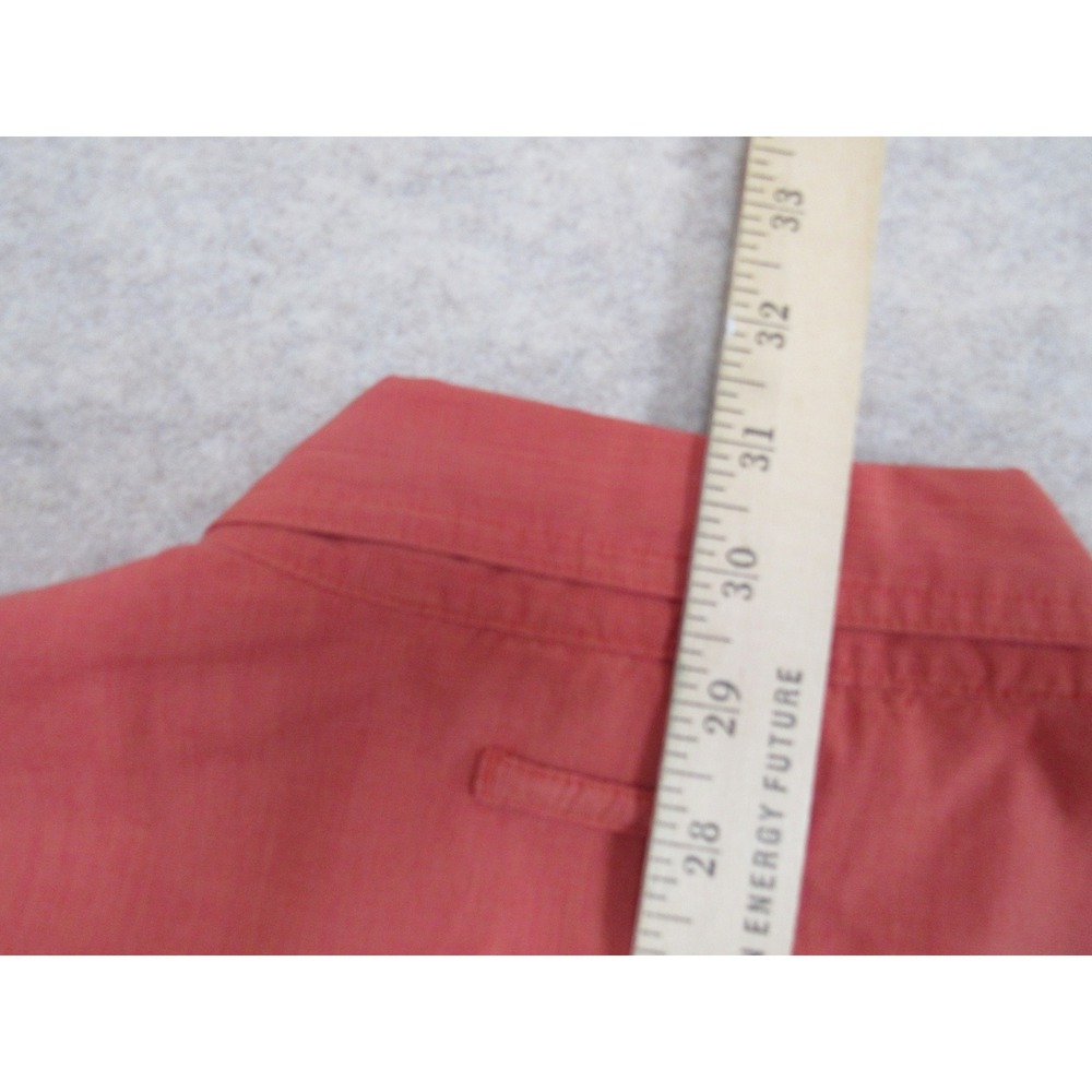 Orvis Mens Salmon Orange Long Sleeve Ventilated Fishing Shirt Large Roll Tab - Picture 6 of 6